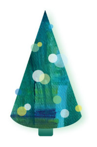 Spruce Peak Lights Festival tree graphic
