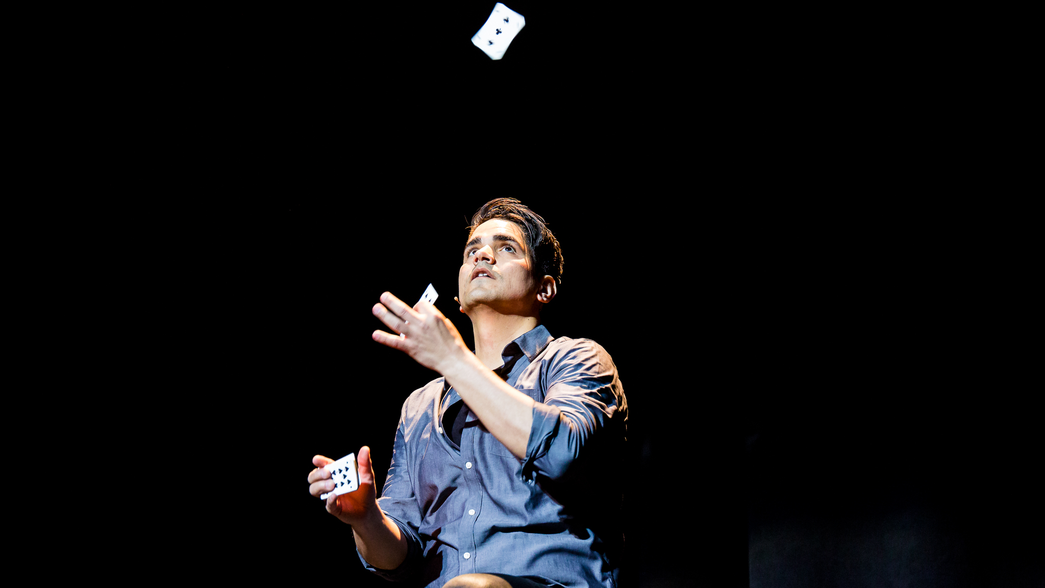 Jason Bishop with Cards